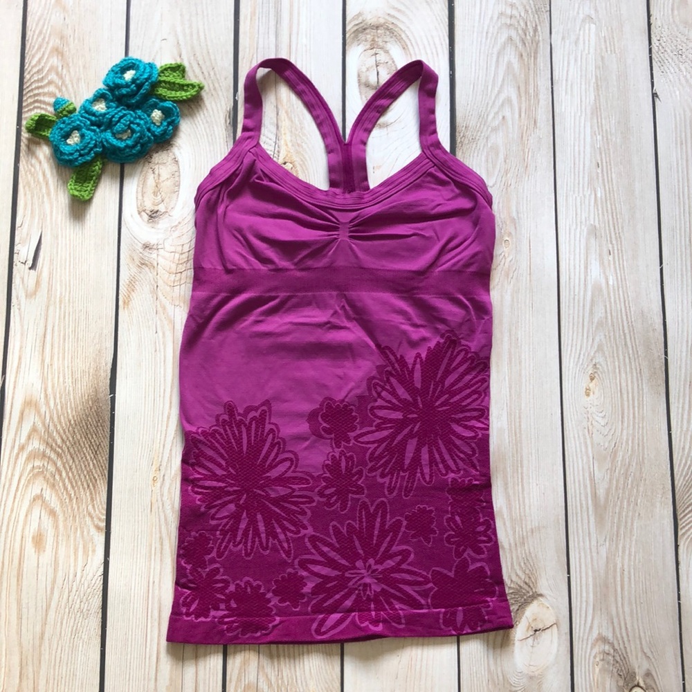 Zella women’s floral racerback athletic tank top